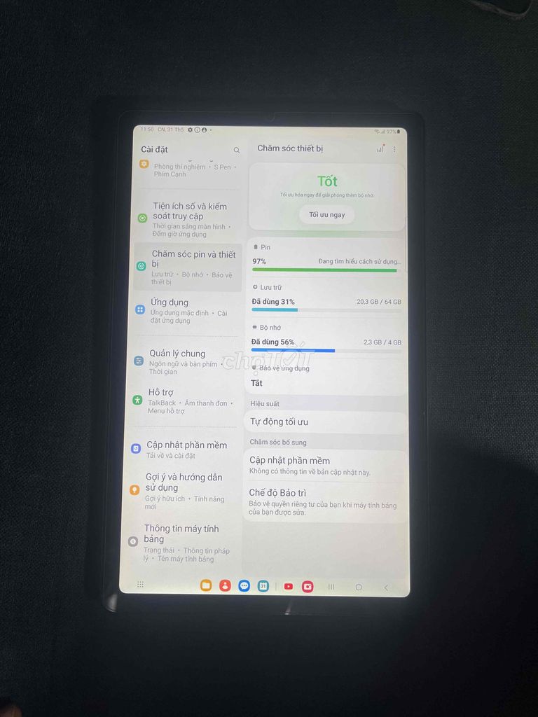 Samsung Galaxy Tab S6 Lite 4GB/64GB,mới 98%. Mua bán Máy tính bảng tại Quận 8 Tp Hồ Chí Minh được đăng bởi ngothanhdieungo hình 1