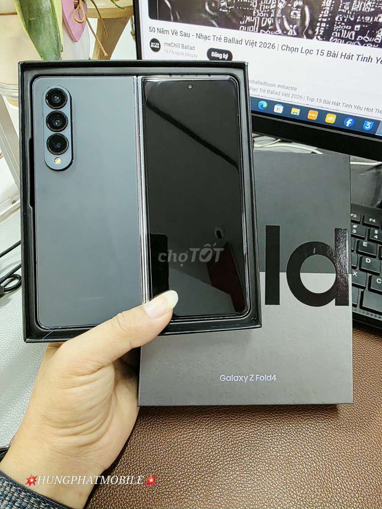 Z FOLD4-5G BẢN RAM 12/512G SSVN 2 SIM VẬT LÝ ĐẸP .. Mua bán Điện thoại tại Quận Đống Đa Hà Nội được đăng bởi HƯNG PHÁT Mobile hình 1