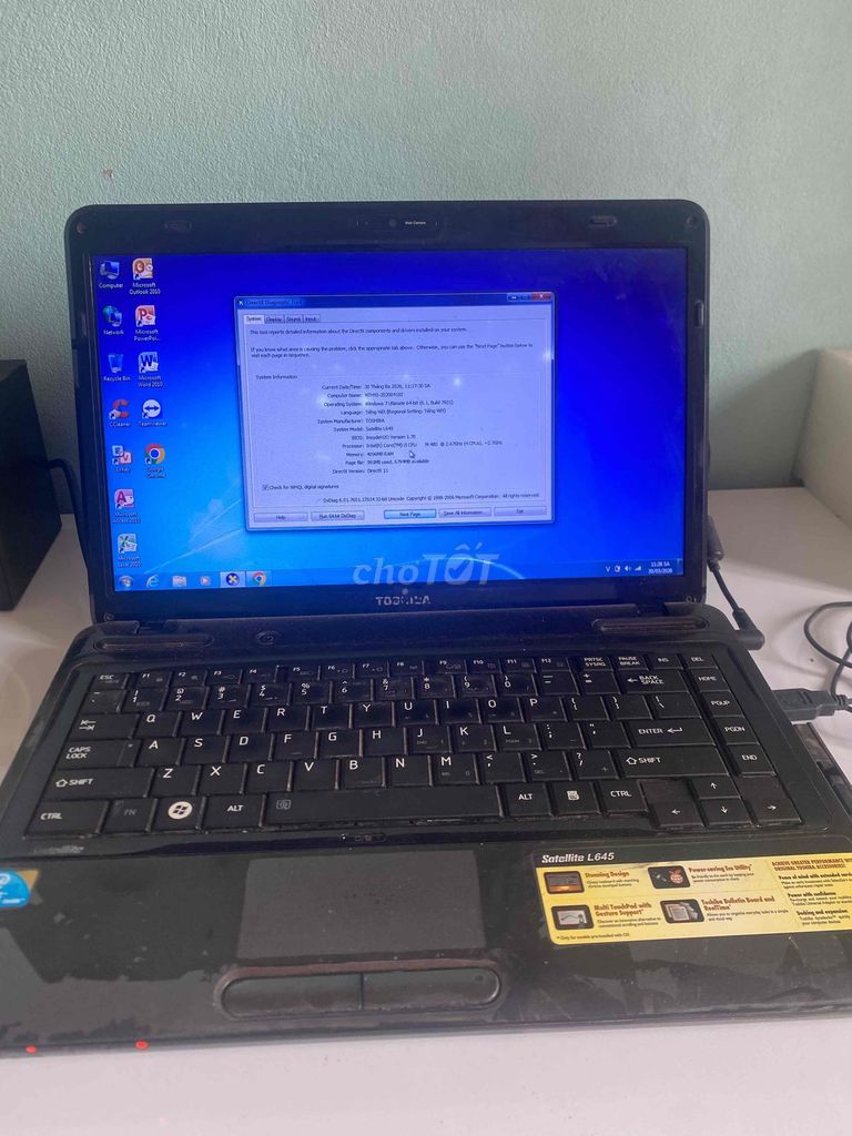 Laptop Toshiba i5 4GB Đen. Mua bán Laptop tại Quận Bắc Từ Liêm Hà Nội được đăng bởi Mr Đức hình 1