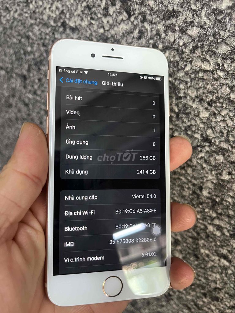 Apple iPhone 8 256GB Vàng hồng. Mua bán Điện thoại tại Quận 12 Tp Hồ Chí Minh được đăng bởi TMT Dr  hình 1