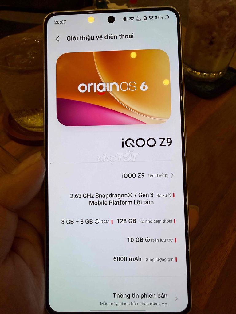iQOO Z9 128GB Trắng Nội địa Trung. Mua bán Điện thoại tại Thành phố Bến Tre Bến Tre được đăng bởi Nguyen Khuong hình 1