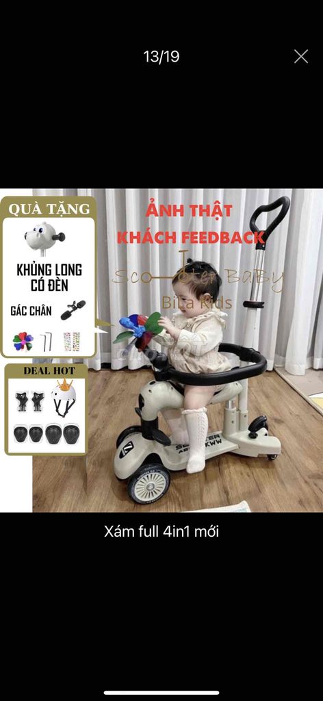 pass Xe đẩy cho bé 3 chức năng mới full hộp. Mua bán Mẹ và bé tại Quận 12 Tp Hồ Chí Minh được đăng bởi chuyên pass đồ mới  hình 1