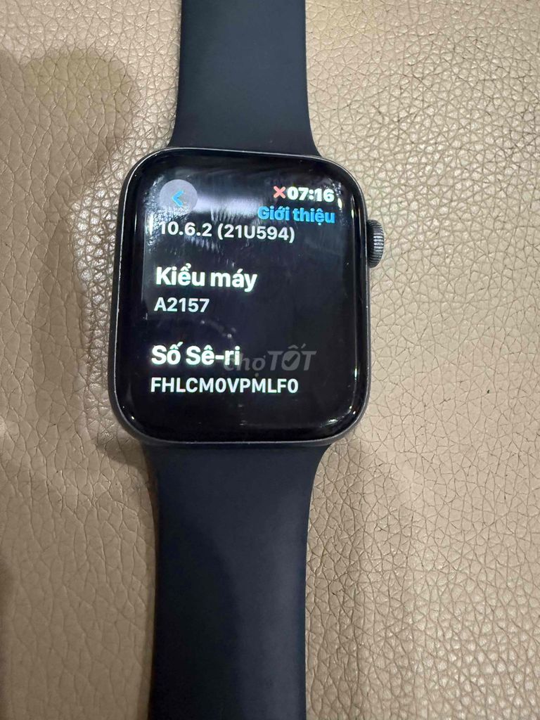 Apple Watch Series 5 Đen 44mm. Mua bán Thiết bị đeo thông minh tại Quận Ba Đình Hà Nội được đăng bởi Anh Trung hình 1