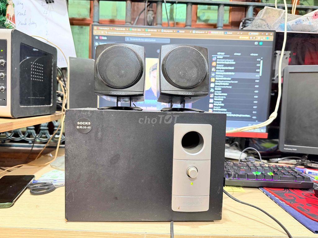 Loa vi tính Microlab M-200 Đen. Mua bán Tivi, Âm thanh tại Quận Nam Từ Liêm Hà Nội được đăng bởi phan hoàng minh hình 1