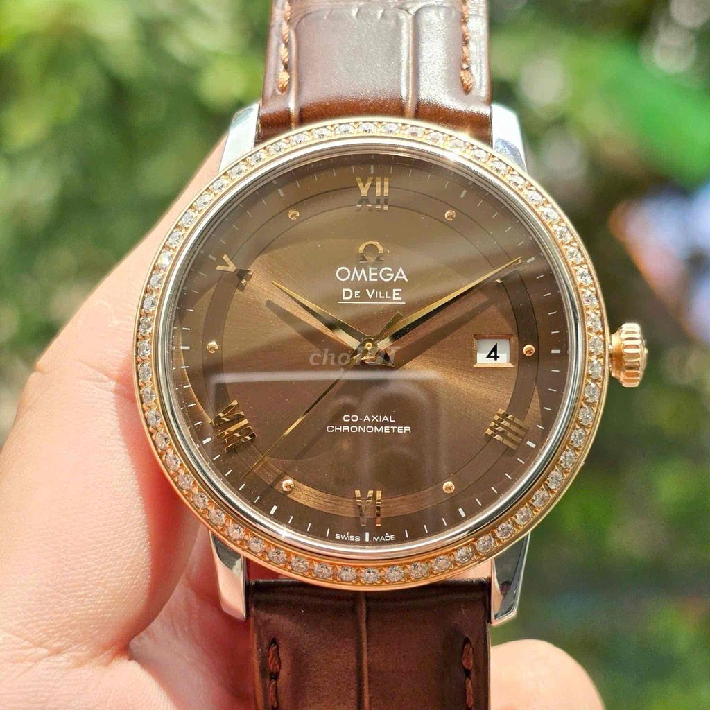 Omg Prestige Chocolate Dial Demi 18K Rose Gold. Mua bán Đồng hồ tại Quận Hoàng Mai Hà Nội được đăng bởi Anh Tuấn hình 1
