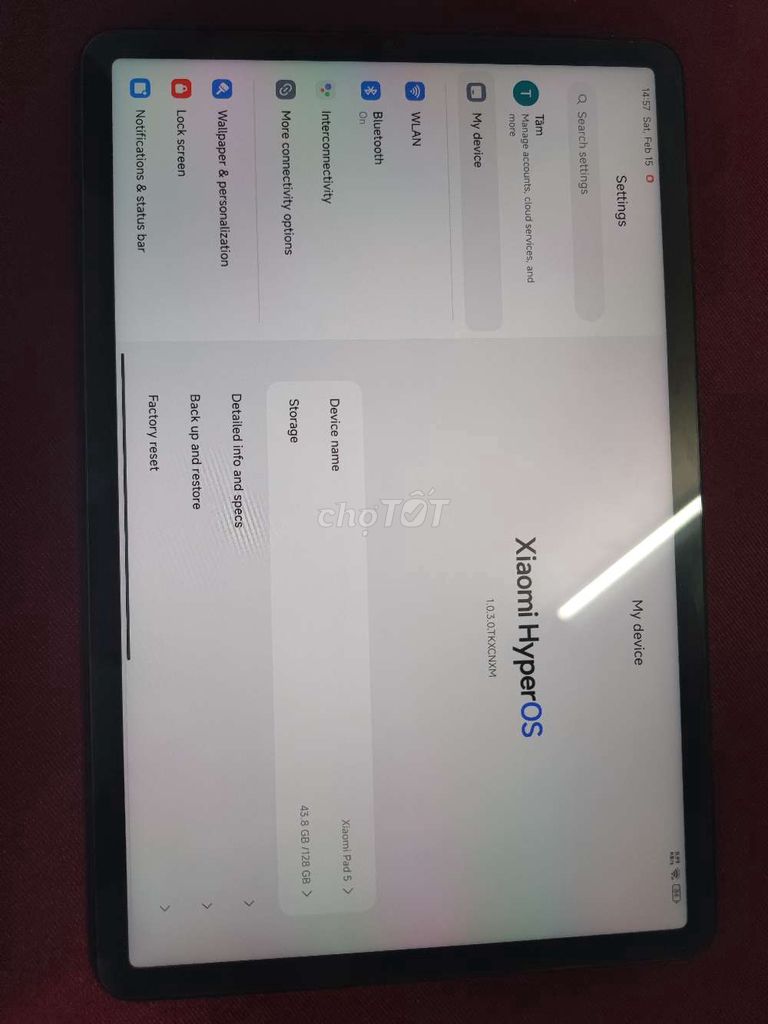 Xiaomi pad 5 6/128