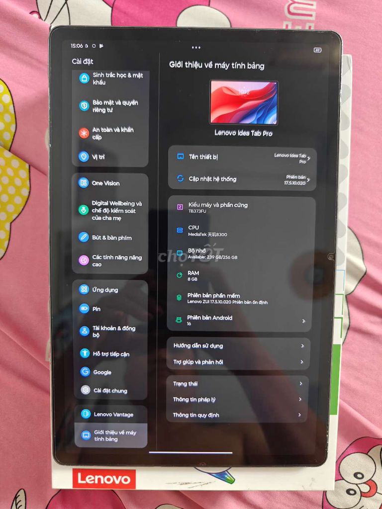 Lenovo Xiaoxin Pad Pro 12.7 8GB/256GB Mới 99%. Mua bán Máy tính bảng tại Thành phố Biên Hòa Đồng Nai được đăng bởi khánh huy hình 1