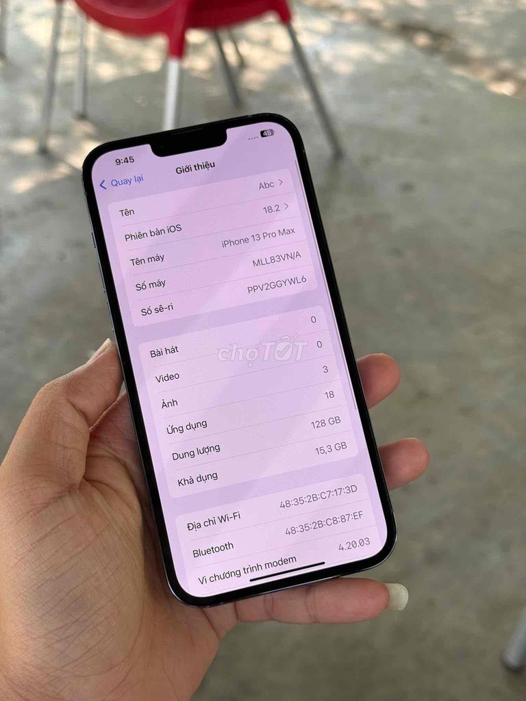 Apple iPhone 13 Pro Max 128GB Xám. Mua bán Điện thoại tại Thành phố Buôn Ma Thuột Đắk Lắk được đăng bởi vinh hình 1