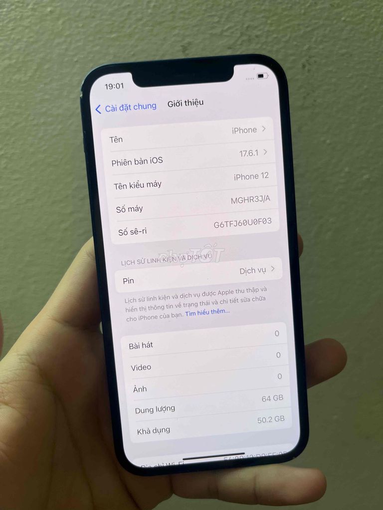iphone 12 64gb zin áp. Mua bán Điện thoại tại Quận Long Biên Hà Nội được đăng bởi Phùng Quang Minh hình 1