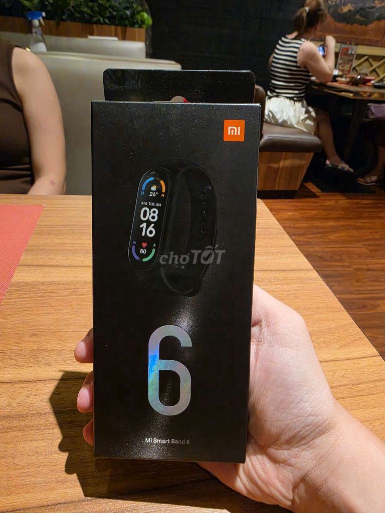 Xiaomi Mi Smart Band 6 Đen. Mua bán Thiết bị đeo thông minh tại Quận 10 Tp Hồ Chí Minh được đăng bởi Nguyễn Ngọc Khôi hình 1