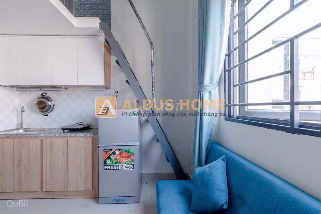 Duplex full nội thất, máy giặt riêng, gần ĐH Mở, ĐH TDTU, giờ tự do