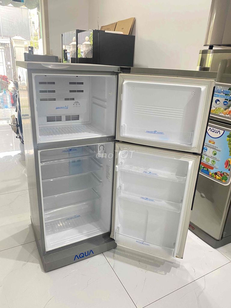 Tủ lạnh Aqua 165l, chạy êm, tốt, bao ship lắp✅✅✅