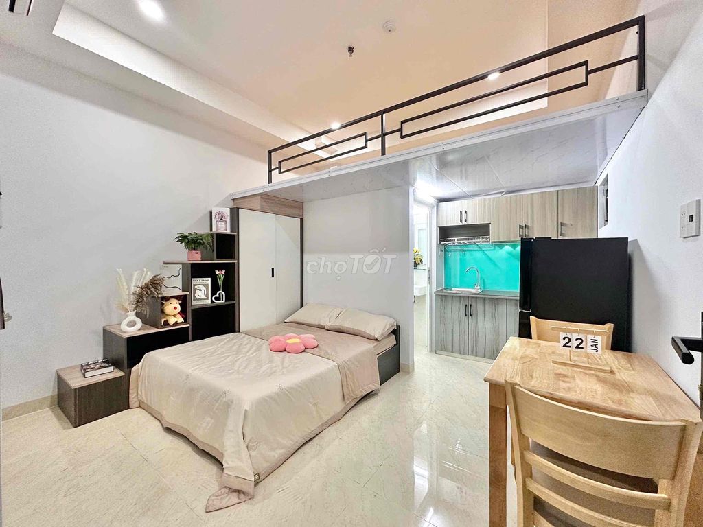DUPLEX + GIƯỜNG MỚI 100% ĐẦY ĐỦ NỘI THẤT ĐƯỜNG QUANG TRUNG GÒ VẤP