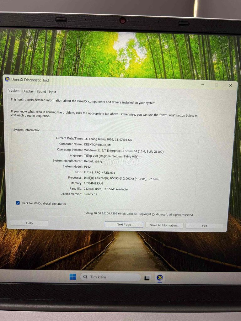 AOC N156P-P142 Celeron N5095 15.6 inch 16GB/512GB. Mua bán Laptop tại Quận Gò Vấp Tp Hồ Chí Minh được đăng bởi Quang Minh Mobile  hình 1