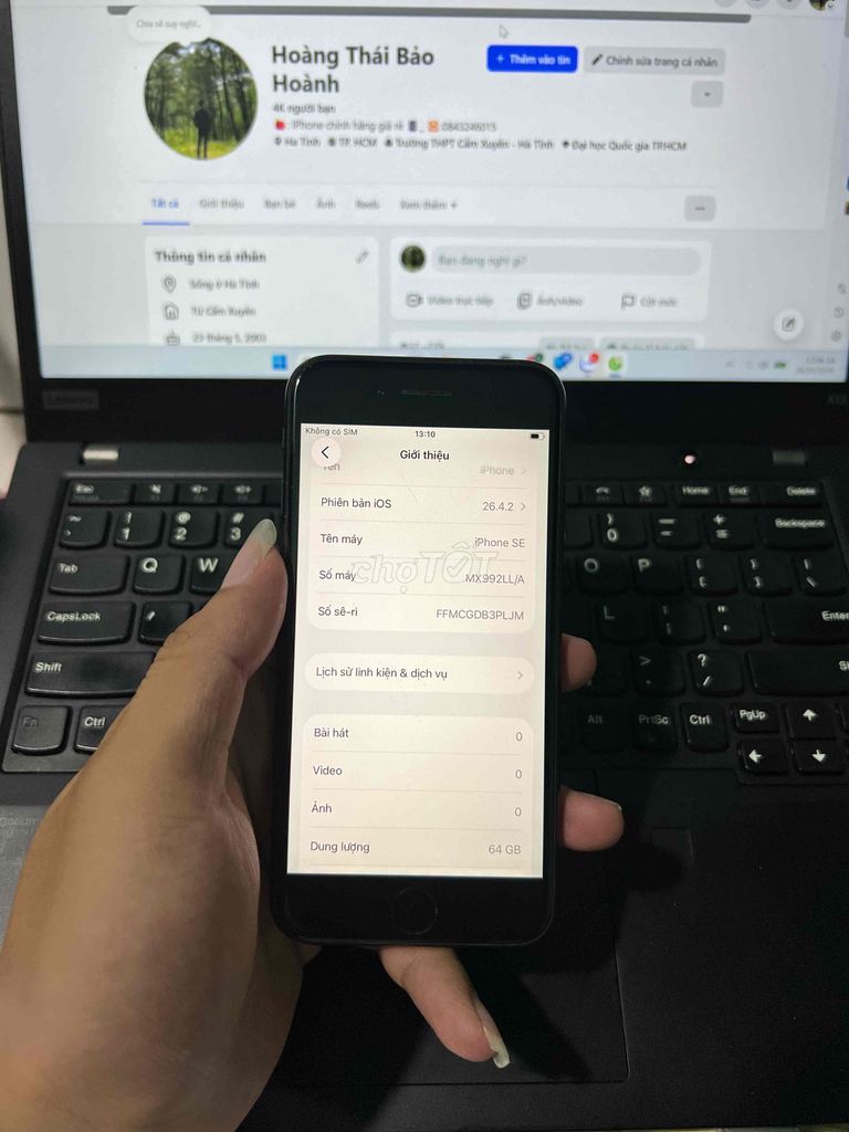 Apple iPhone SE2 2020 cấu hình mạnh ngang 11prm. Mua bán Điện thoại tại Thành phố Thủ Đức Tp Hồ Chí Minh được đăng bởi Hoành Ruby hình 1