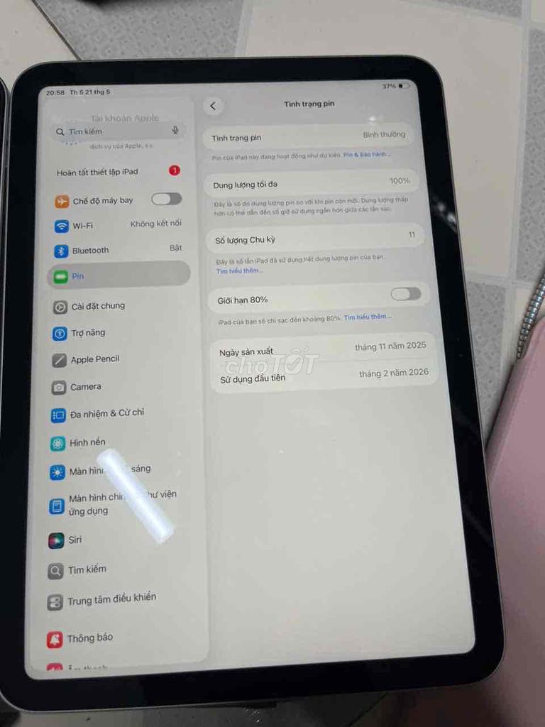 Apple iPad Gen 11 128GB Bạc. Mua bán Máy tính bảng tại Quận Nam Từ Liêm Hà Nội được đăng bởi Đỗ Phong hình 1