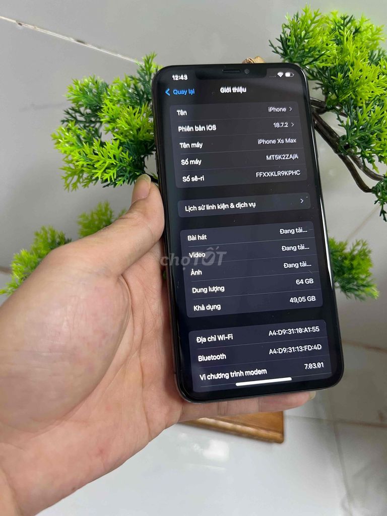 Xs Max 64GB Đen k sim. Mua bán Điện thoại tại Thành phố Tân An Long An được đăng bởi lê văn thái hình 1