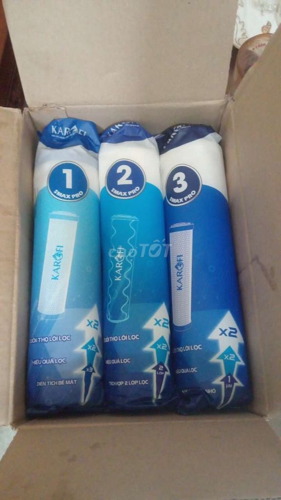 Lõi lọc nước Karofi Smax Pro Xanh Trắng. Mua bán Nội thất, đồ gia dụng khác tại Thành phố Nam Định Nam Định được đăng bởi Toàn Nguyễn hình 1