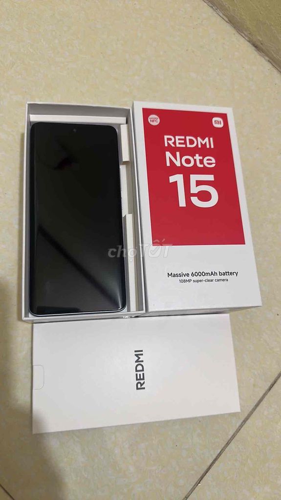 Xiaomi Redmi Note 15 256GB Tím 4G. Mua bán Điện thoại tại Huyện Vụ Bản Nam Định được đăng bởi Vy Thức hình 1