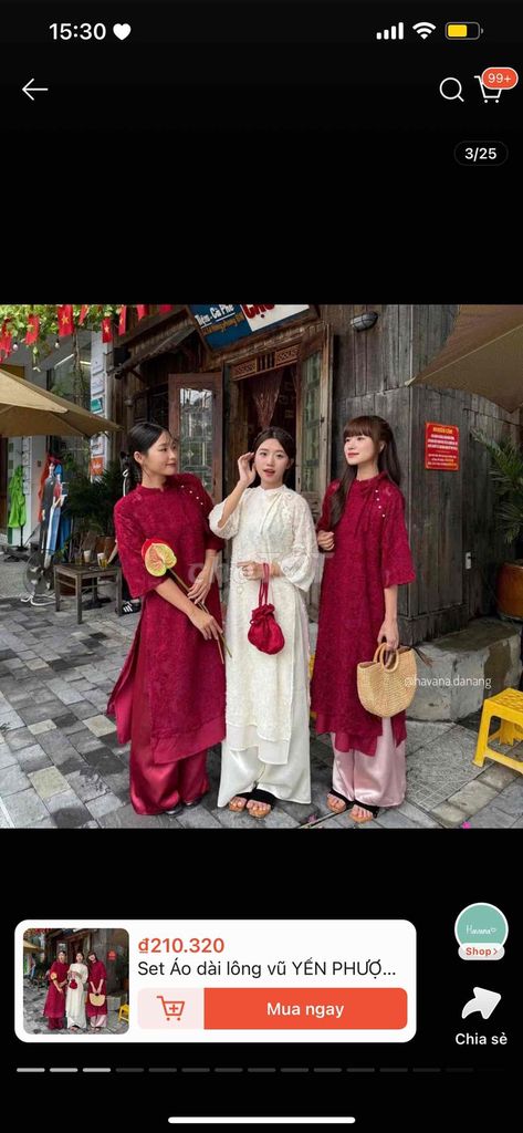 Áo dài lông vũ. Mua bán Quần áo tại Quận Bình Thạnh Tp Hồ Chí Minh được đăng bởi Võ Thị Kim Ngân hình 1