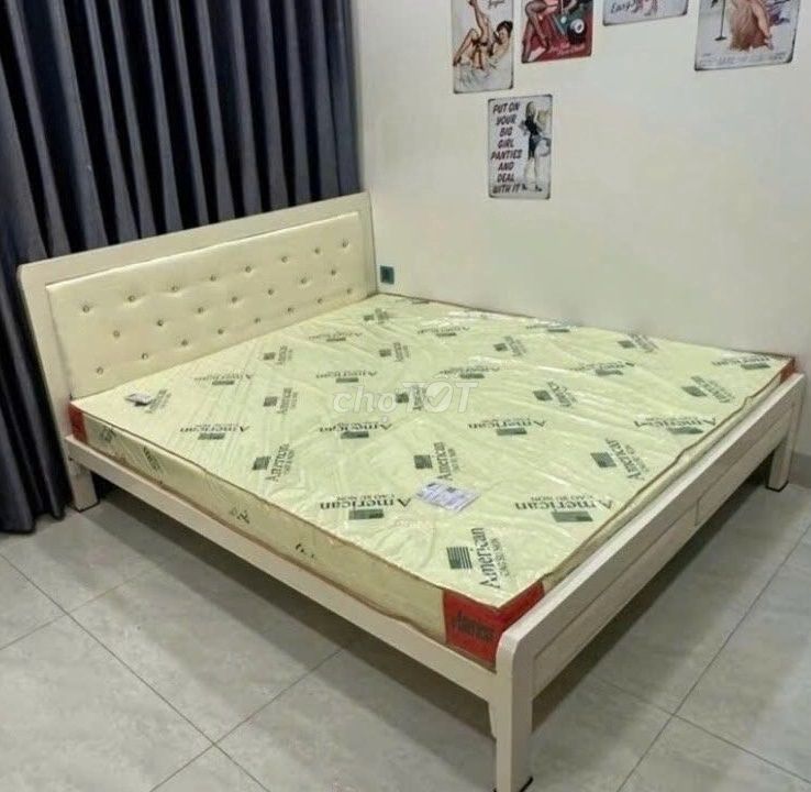 GiườNG sắt hộp vUUông 4x8 dày dặn cA0 cấp bền ĐẸp.. Mua bán Giường, chăn ga gối nệm tại Quận 8 Tp Hồ Chí Minh được đăng bởi Nội Thất Gia Đình HCM hình 1
