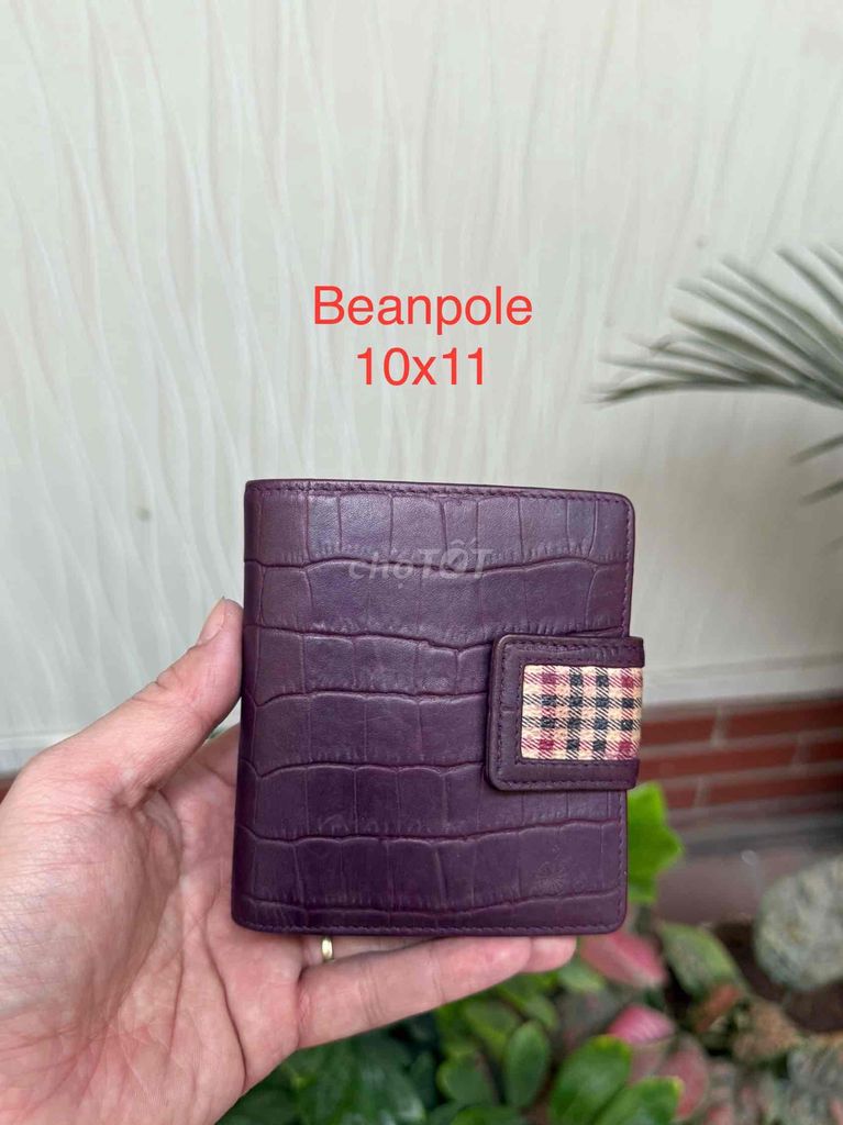 Ví bỏ túi da bò thật hiệu BEAN POLE