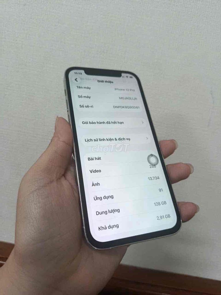 Apple iPhone 12 Pro 128GB Bạc. Mua bán Điện thoại tại Quận 8 Tp Hồ Chí Minh được đăng bởi C tai hình 1