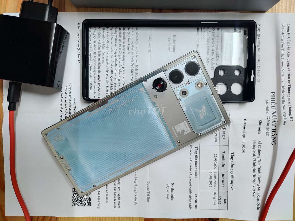 Red Magic 10s Pro 16GB/512GB Bạc ánh trăng. Mua bán Điện thoại tại Quận Ngô Quyền Hải Phòng được đăng bởi Tuấn Anh hình 1