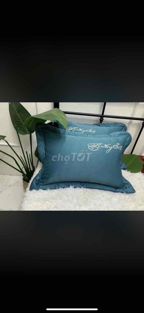 Vỏ gối lụa mềm mại nhiều màu. Mua bán Giường, chăn ga gối nệm tại Thành phố Huế Thừa Thiên Huế được đăng bởi Thuý Hồng hình 1