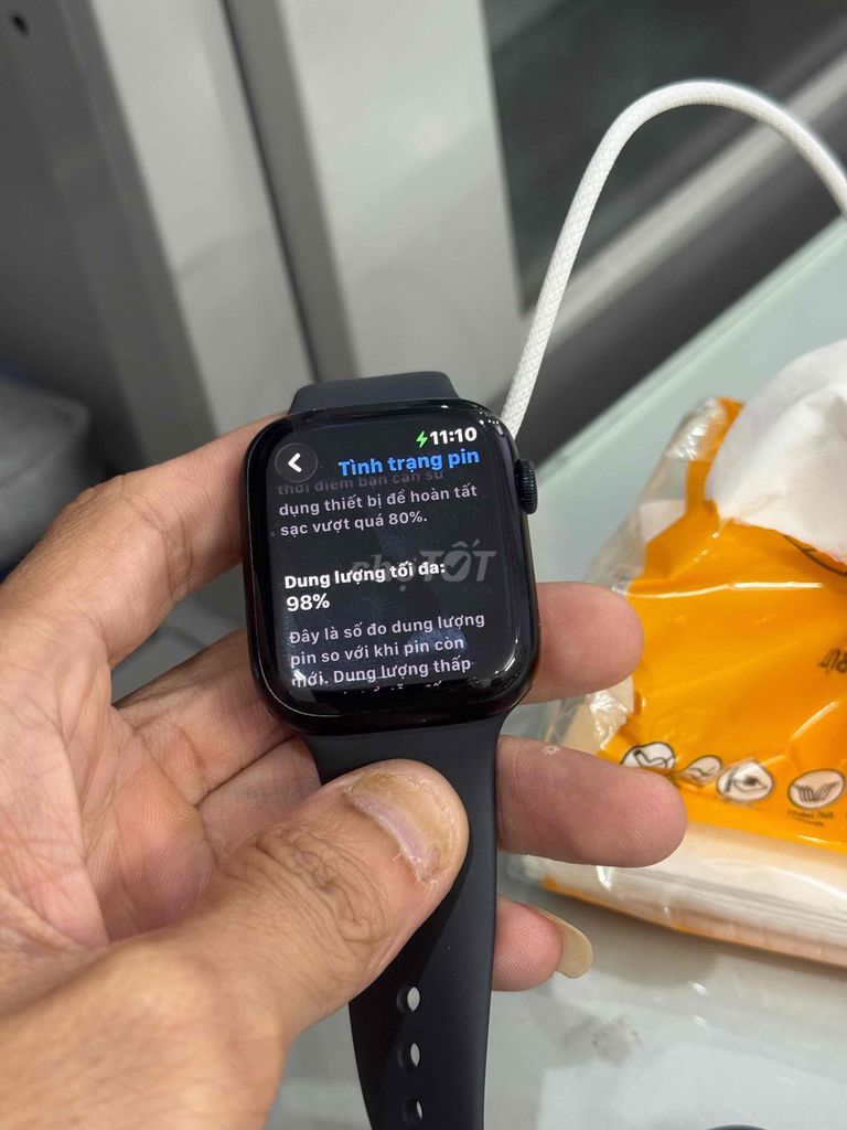 Apple Watch Series 9 Đen 45mm LTE eSIM Như mới. Mua bán Thiết bị đeo thông minh tại Thành phố Vinh Nghệ An được đăng bởi CĐ Vinh hình 1