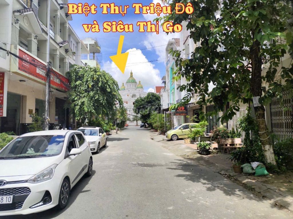 NỀN 81M2-  B9 KDC HƯNG PHÚ – TAY PHẢI LÀ BIỆT PHỦ, SIÊU THỊ GO