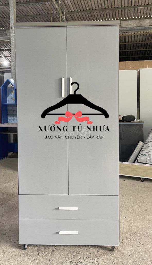 Tủ quần áo Nhựa Đài Loan Xám 1m8x82cmx42cm. Mua bán Tủ, kệ gia đình tại Huyện Đức Hòa Long An được đăng bởi Nội thất giá xưởng hình 1