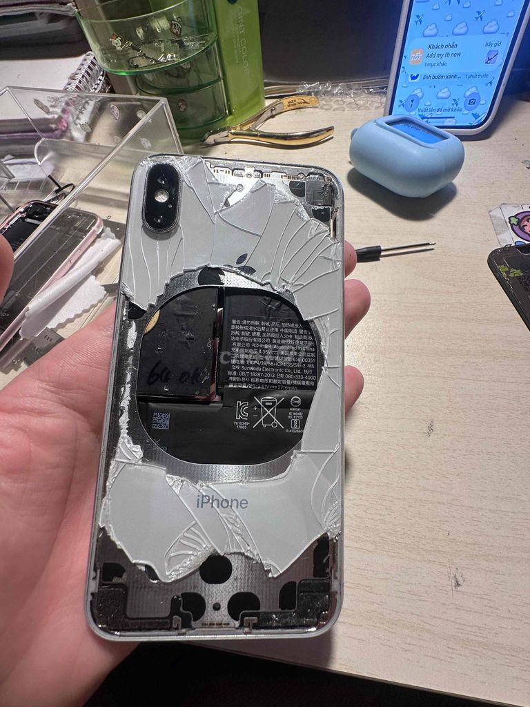 Apple iPhone X Bạc Hỏng main. Mua bán Linh kiện (RAM, Card...) tại Quận Hoàng Mai Hà Nội được đăng bởi Nguyễn Hoàng Tùng hình 1