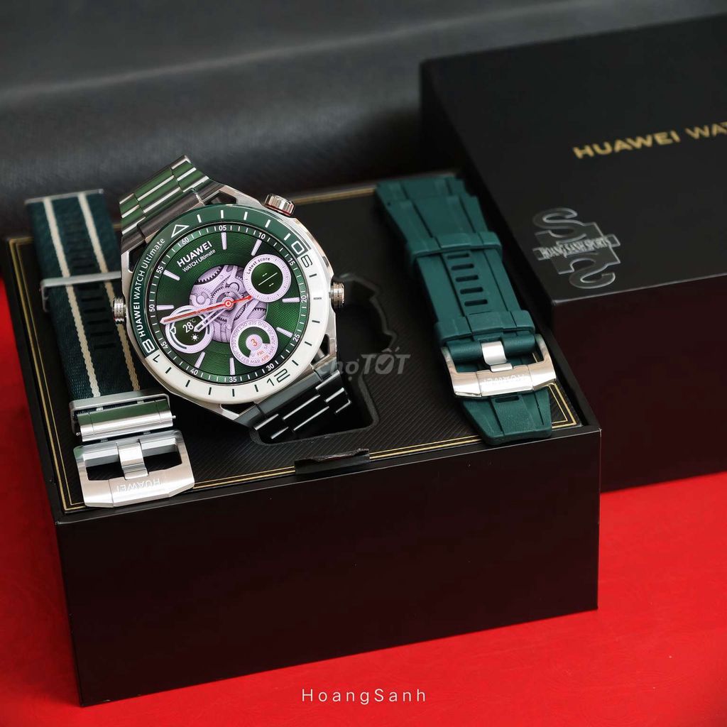 Huawei Watch Ultimate 2024 Xanh Lá Fullobx 03 dây. Mua bán Thiết bị đeo thông minh tại Quận 11 Tp Hồ Chí Minh được đăng bởi HOÀNG SANH SPORTS hình 1