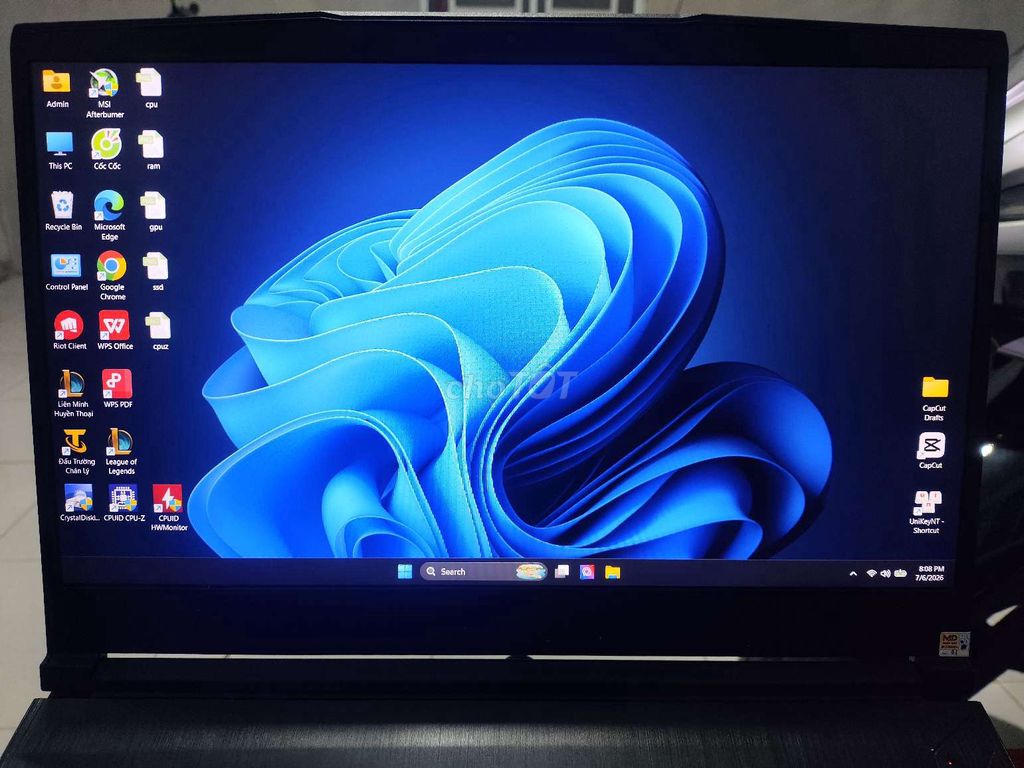 MSI GF63 i7 11800H RTX 3050 16GB/512GB Đen. Mua bán Laptop tại Quận Cái Răng Cần Thơ được đăng bởi Nguyễn Thanh Diện hình 1