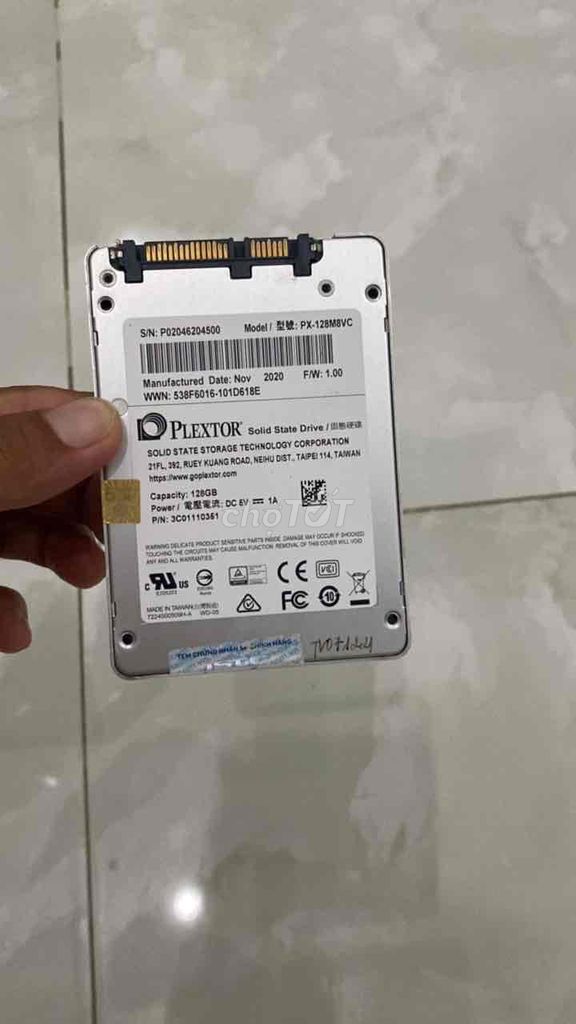 SSD Plextor PX-128M8VC 128GB Bạc xịn bằng nhôm. Mua bán Linh kiện (RAM, Card...) tại Thành phố Biên Hòa Đồng Nai được đăng bởi red lux hình 1