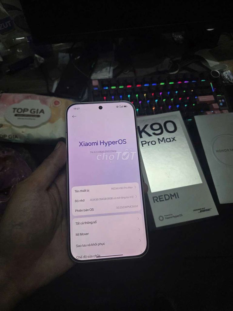 Xiaomi Redmi K90 Pro Max Full Box256GB 99.9%. Mua bán Điện thoại tại Quận Hải Châu Đà Nẵng được đăng bởi phuc nguyen hình 1