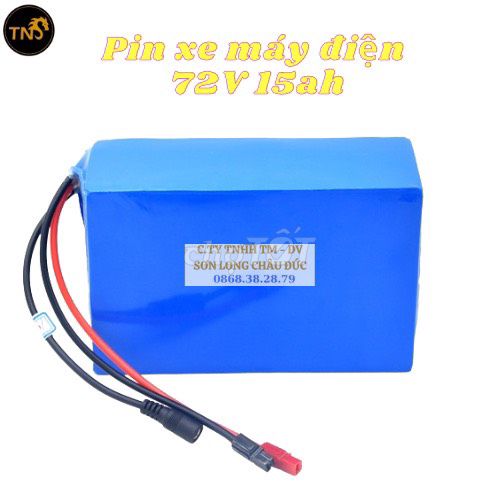 Bình pin xe máy điện 72V DUNG LƯỢNG 15AH - 18AH