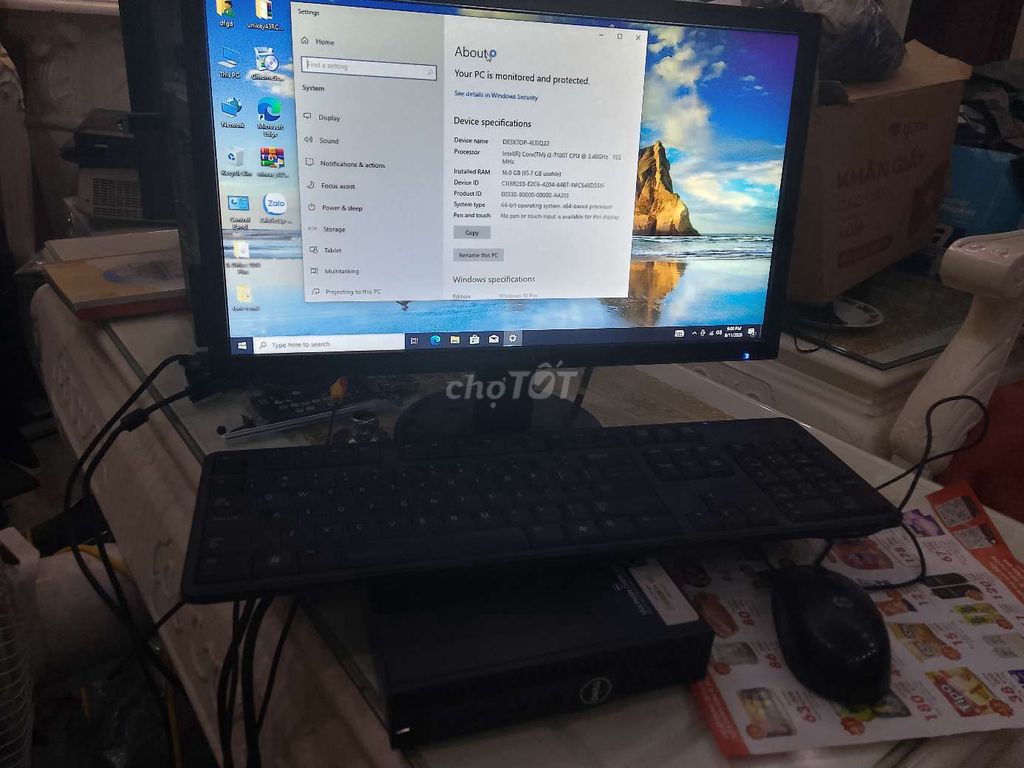 Dell 3050 i3-7100T 16GB/120GB 20 inch Like New. Mua bán Máy tính để bàn tại Quận Thanh Xuân Hà Nội được đăng bởi nguyen duc cuong hình 1