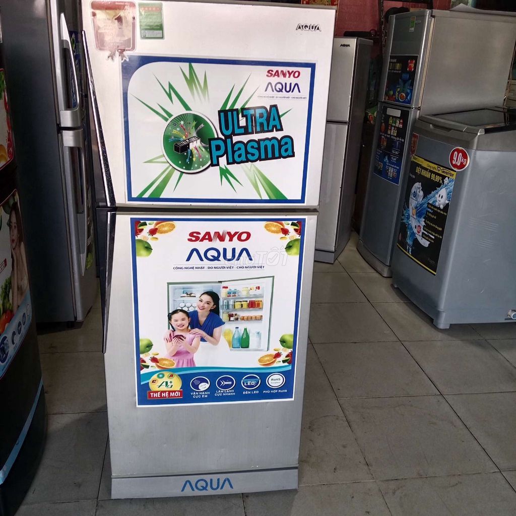 Tủ lạnh Aqua Sanyo Bạc. Mua bán Tủ lạnh tại Thành phố Dĩ An Bình Dương được đăng bởi Trịnh Việt toàn hình 1