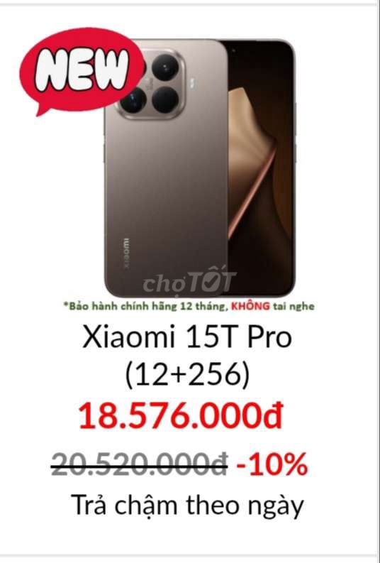Xiaomi 15T pro 12/256 Đen new 100% full box. Mua bán Điện thoại tại Thành phố Biên Hòa Đồng Nai được đăng bởi Nguyễn Khanh hình 1