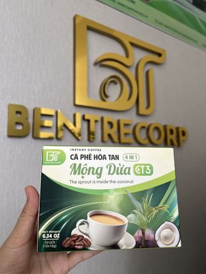 Cà phê hòa tan mộng dừa CT3 4in1 (10 gói/hộp)