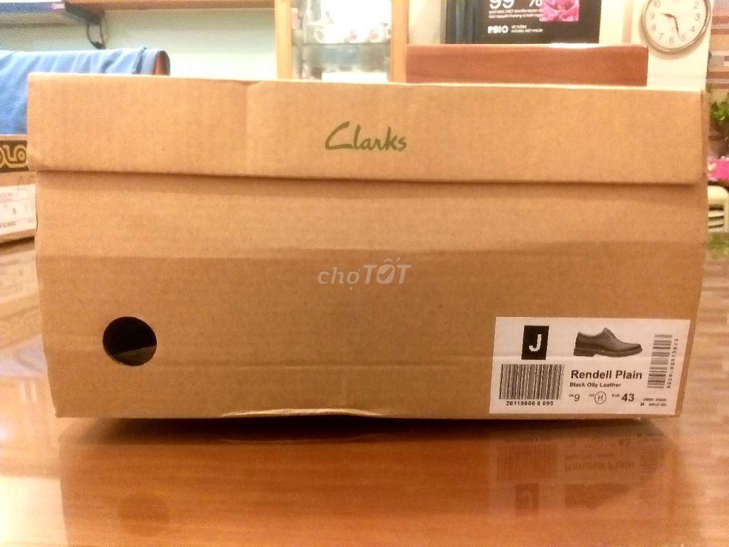 Giày Oxford Clarks Nam Da Đen Size 43. Mua bán Giày dép tại Quận Tân Phú Tp Hồ Chí Minh được đăng bởi Tu Nguyen hình 1