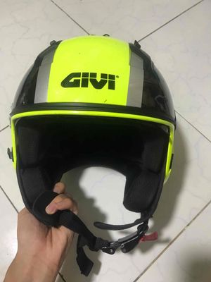 Mũ bảo hiểm Givi Mio 2 Vista Vàng neon