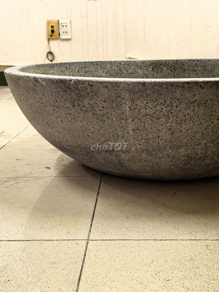 Chậu nuôi cá bằng đá xám 80cm. Mua bán Phụ kiện, Thức ăn, Dịch vụ tại Quận 11 Tp Hồ Chí Minh được đăng bởi Hs hình 1