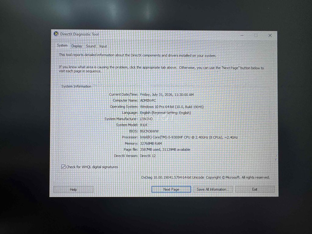 Lenovo Ideapad L340 GTX 1050 3GB/RAM 32GB/SSD 240. Mua bán Laptop tại Thành phố Thuận An Bình Dương được đăng bởi Nguyễn Sơn Bách hình 1