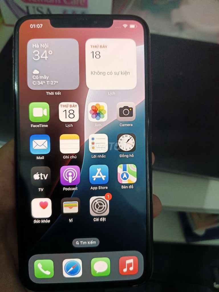 Apple iPhone Xs Max 64GB Đen 82%. Mua bán Điện thoại tại Huyện Trà Ôn Vĩnh Long được đăng bởi nguyen dong hình 1