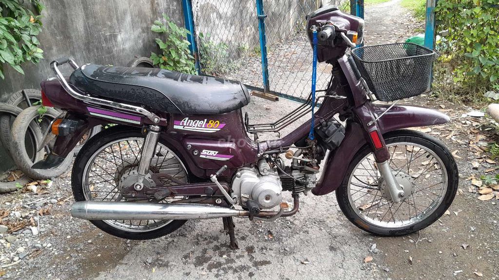 xe Đài Loan Angel 80 màu Tím. Mua bán Xe máy tại Quận Bình Tân Tp Hồ Chí Minh được đăng bởi Anh Thư  hình 2