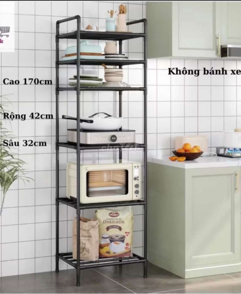 Kệ lắp ghép Thép không gỉ Đen 170x42x32cm. Mua bán Tủ, kệ gia đình tại Quận Ba Đình Hà Nội được đăng bởi Ngân Trà hình 1