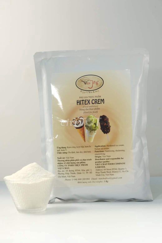 HITEX CREM ổn định cho kem cứng/gelato. Mua bán Đồ ăn, thực phẩm và các loại khác tại Quận 1 Tp Hồ Chí Minh được đăng bởi MAI CÚC chuyện về kem hình 1